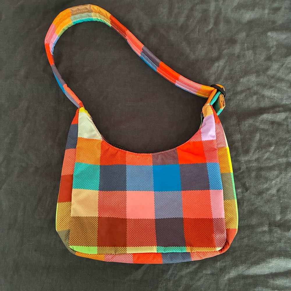 Madras Mini Nylon Shoulder Bag